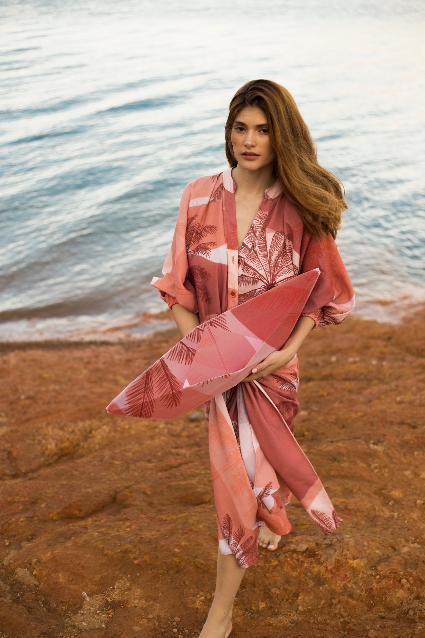 ATARDECER CARIBEÑO PALMAS DRESS