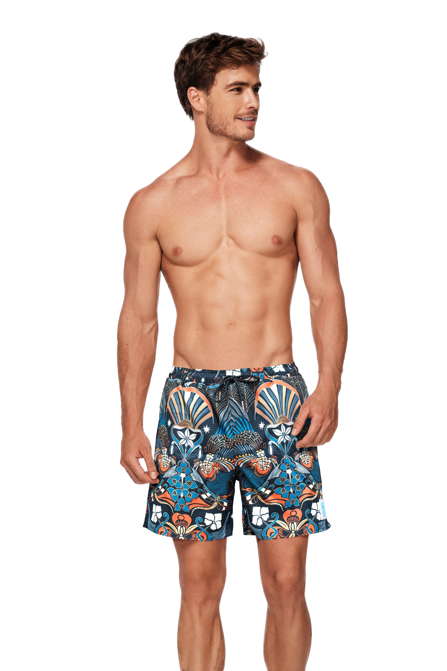 LEO LUXE SWIM TRUNKS